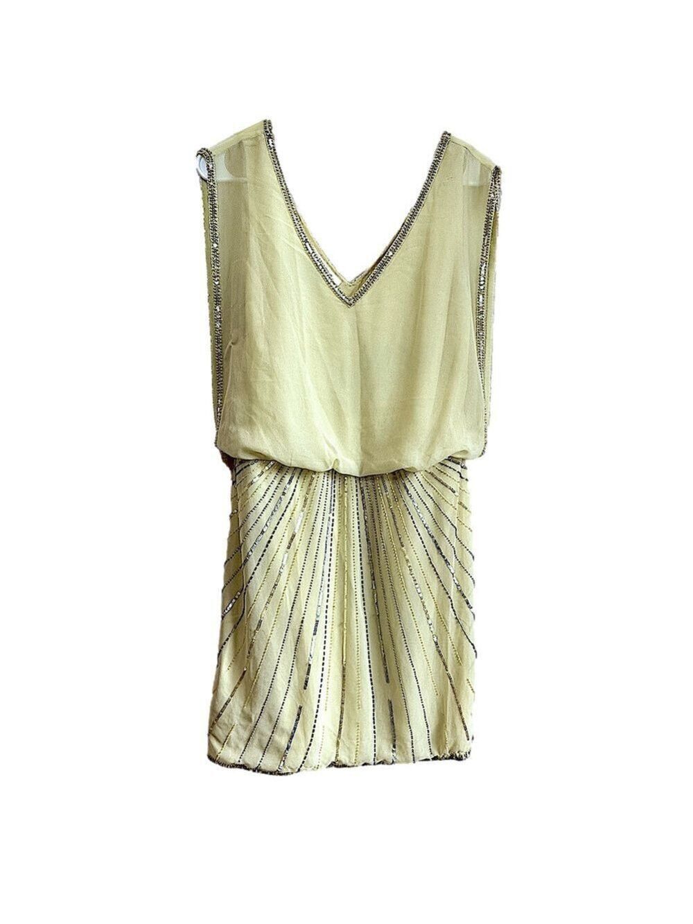 J’KARA Beaded Formal Dress